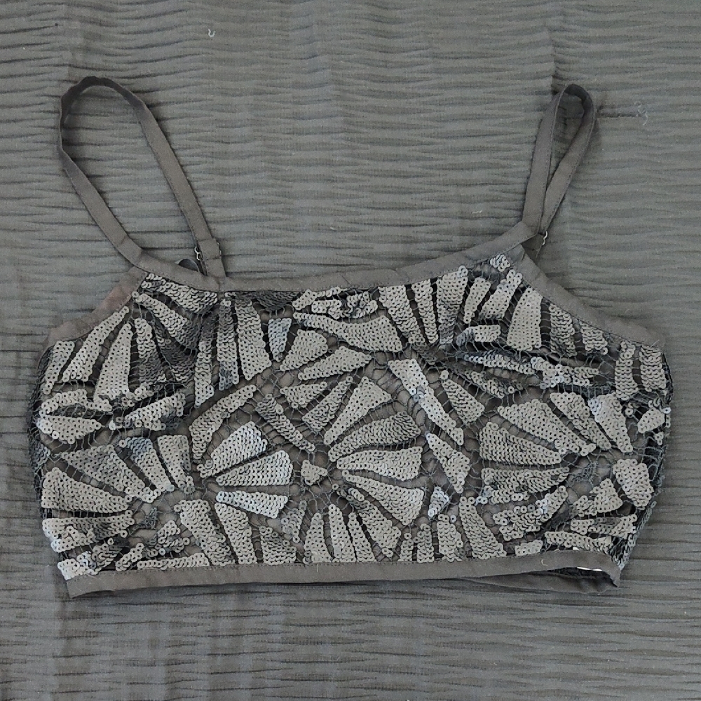 Forever 21 Gray Bandeau Intimates Sleepwear